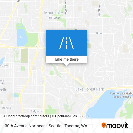 Mapa de 30th Avenue Northeast