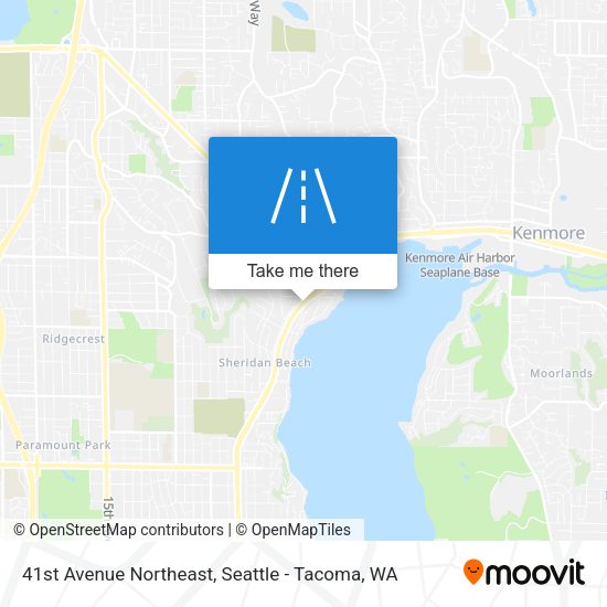 41st Avenue Northeast map