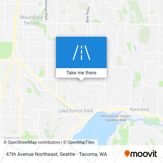 Mapa de 47th Avenue Northeast