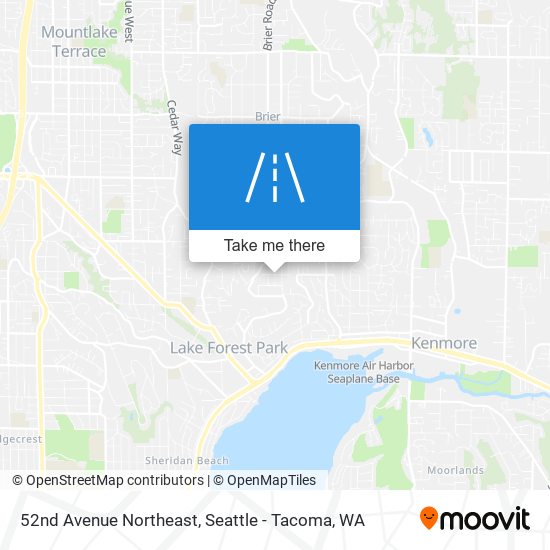 52nd Avenue Northeast map