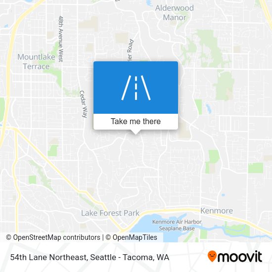 Mapa de 54th Lane Northeast