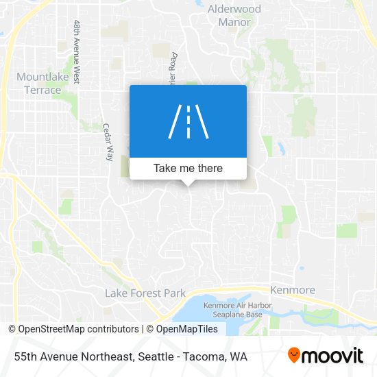 Mapa de 55th Avenue Northeast
