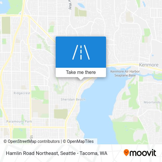 Mapa de Hamlin Road Northeast