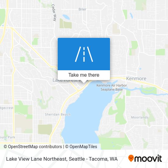 Lake View Lane Northeast map