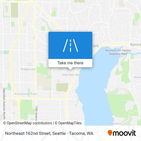 Northeast 162nd Street map