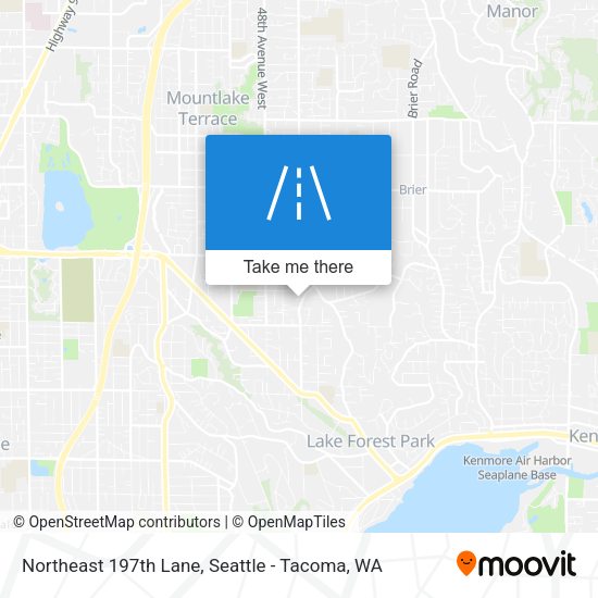 Northeast 197th Lane map