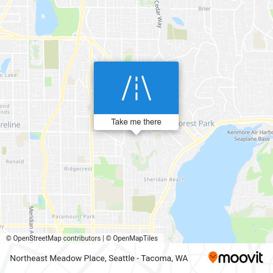 Mapa de Northeast Meadow Place