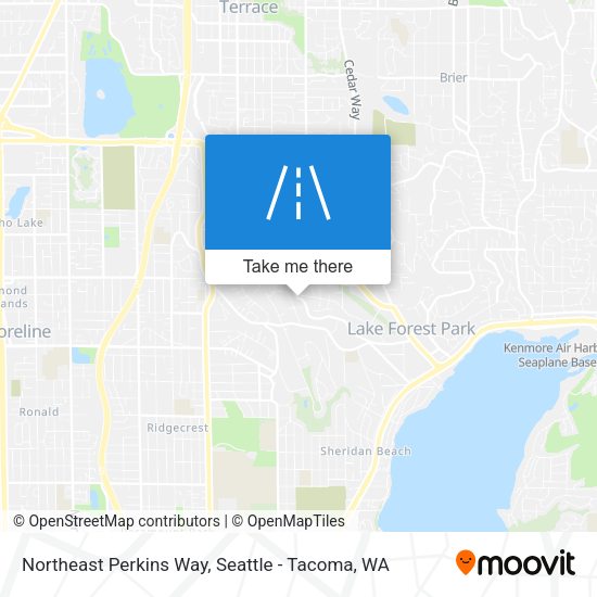 Northeast Perkins Way map