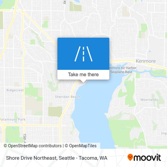 Shore Drive Northeast map