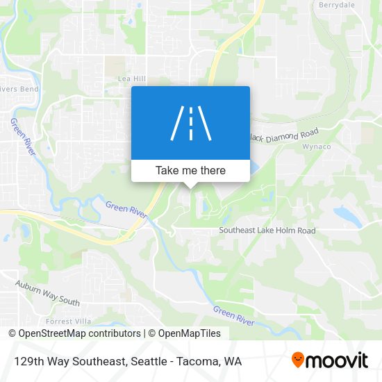 129th Way Southeast map