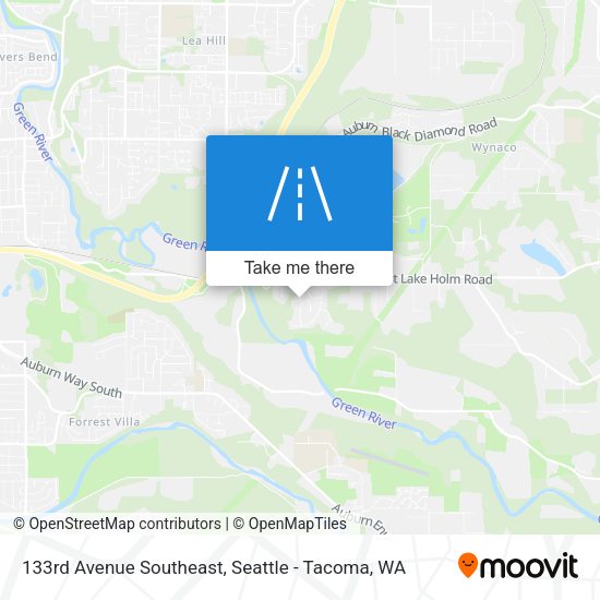 133rd Avenue Southeast map
