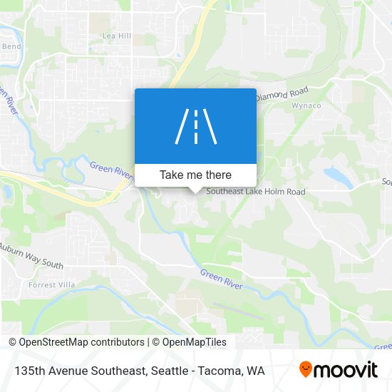 Mapa de 135th Avenue Southeast