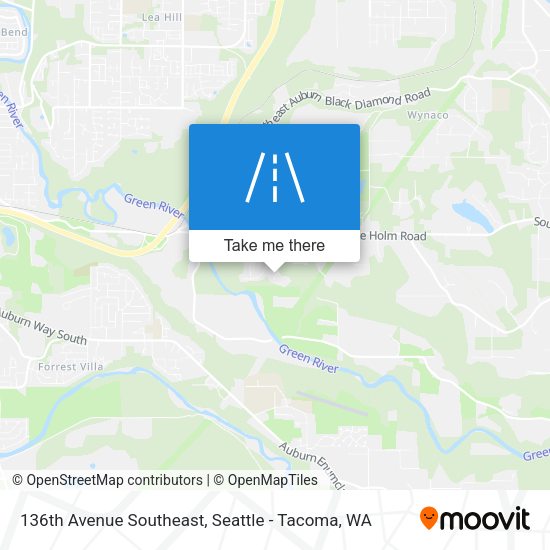 136th Avenue Southeast map