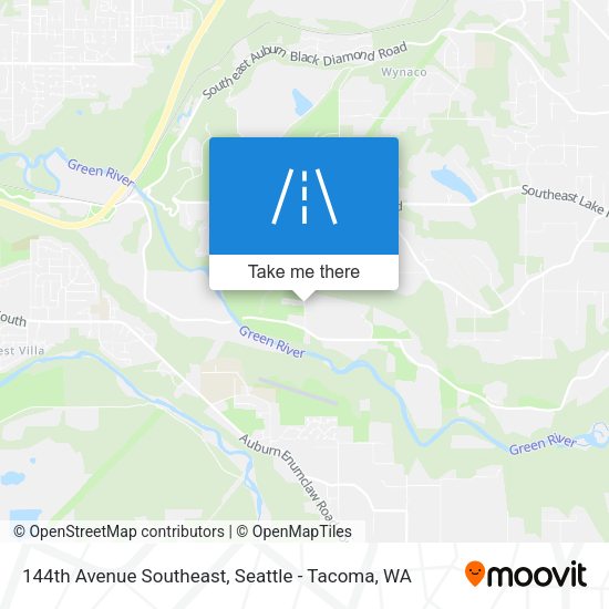 144th Avenue Southeast map