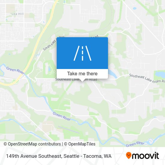 Mapa de 149th Avenue Southeast