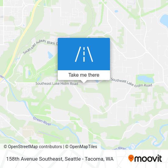 158th Avenue Southeast map