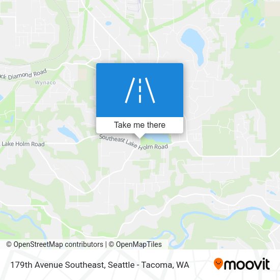 Mapa de 179th Avenue Southeast