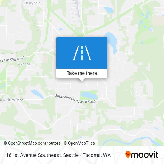 Mapa de 181st Avenue Southeast
