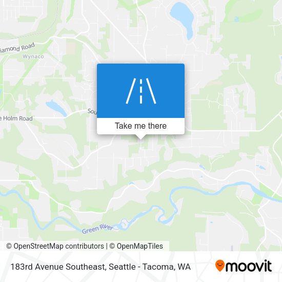 183rd Avenue Southeast map