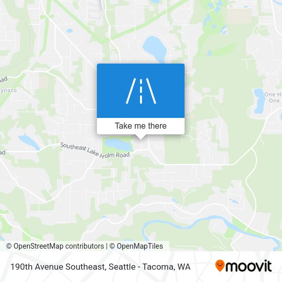 190th Avenue Southeast map