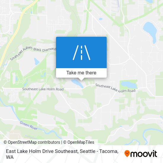 East Lake Holm Drive Southeast map