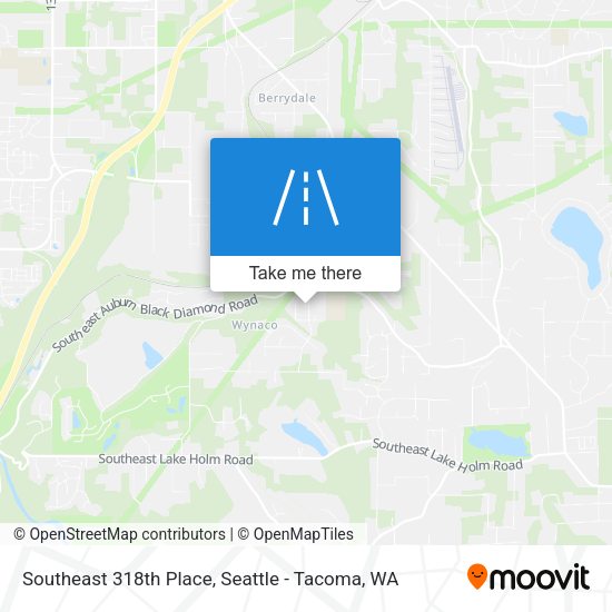 Mapa de Southeast 318th Place