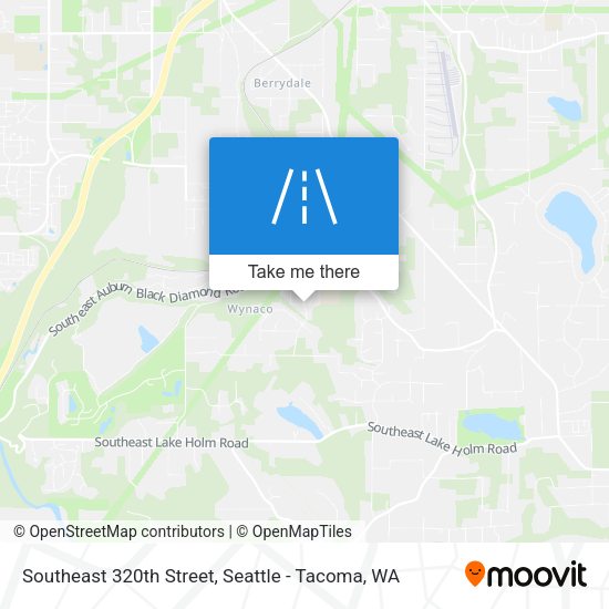 Southeast 320th Street map