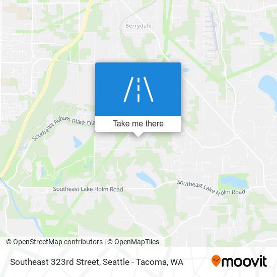 Southeast 323rd Street map