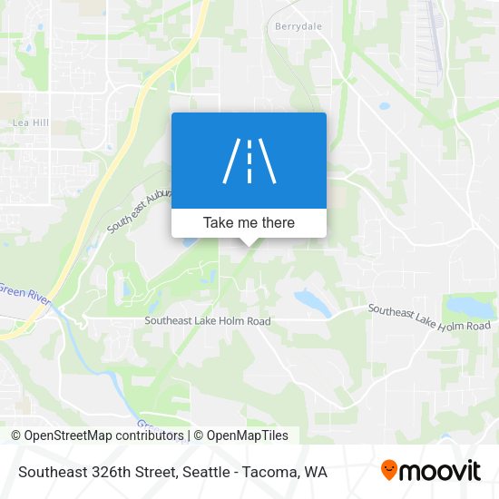 Southeast 326th Street map