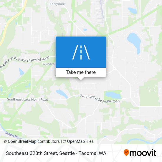 Southeast 328th Street map