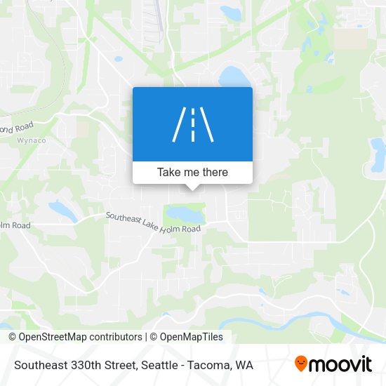 Southeast 330th Street map