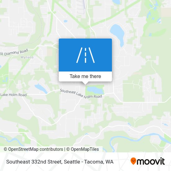 Southeast 332nd Street map