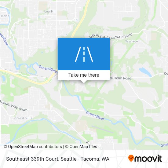 Mapa de Southeast 339th Court