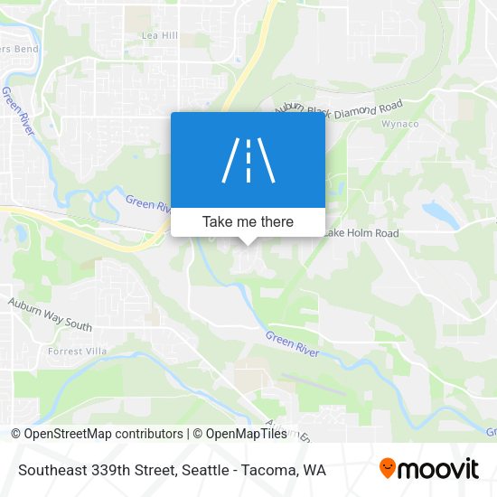 Mapa de Southeast 339th Street