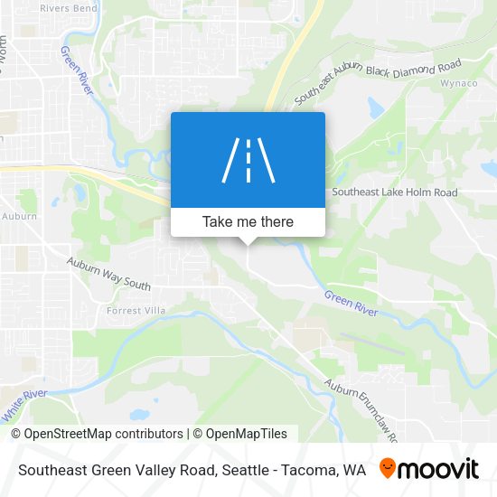 Southeast Green Valley Road map