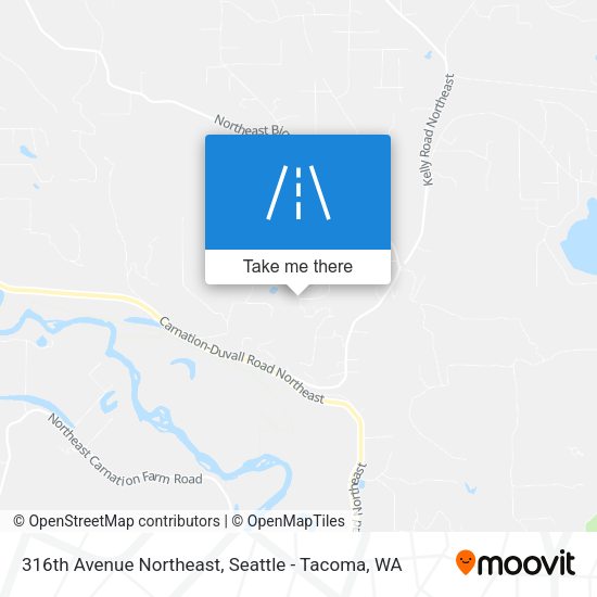 Mapa de 316th Avenue Northeast