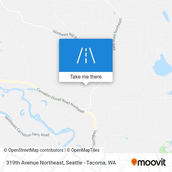 319th Avenue Northeast map
