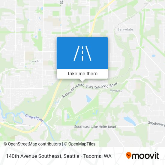 Mapa de 140th Avenue Southeast