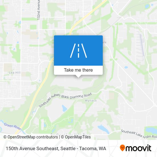 150th Avenue Southeast map