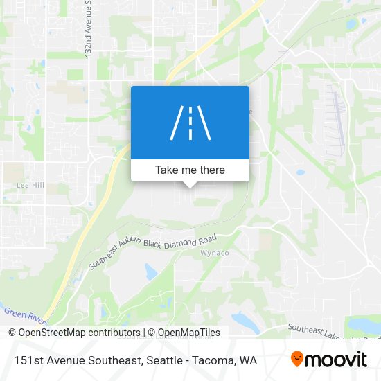 151st Avenue Southeast map