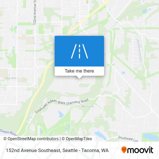 152nd Avenue Southeast map