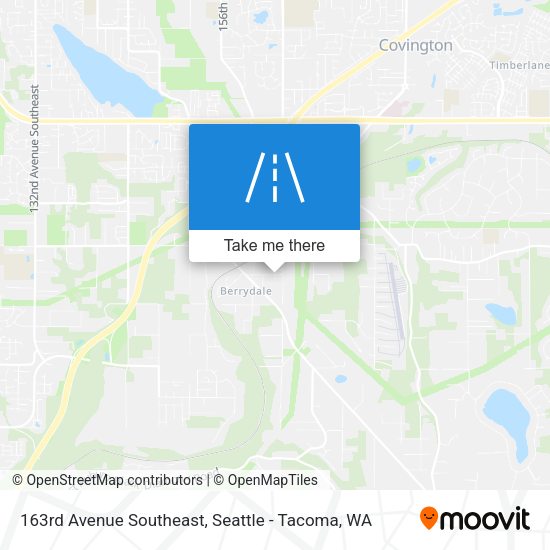 Mapa de 163rd Avenue Southeast