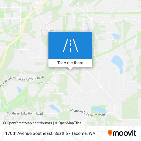 170th Avenue Southeast map