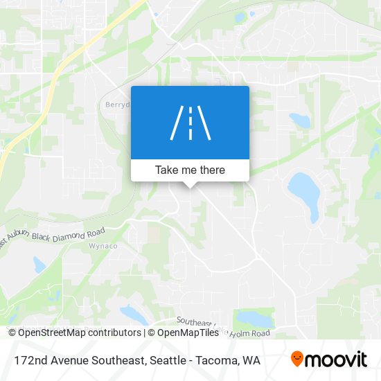 172nd Avenue Southeast map