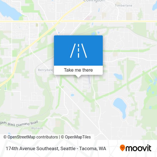Mapa de 174th Avenue Southeast