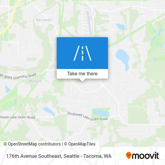 Mapa de 176th Avenue Southeast