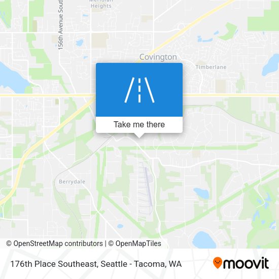 Mapa de 176th Place Southeast