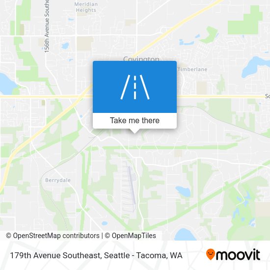 179th Avenue Southeast map