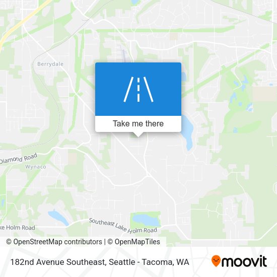 182nd Avenue Southeast map