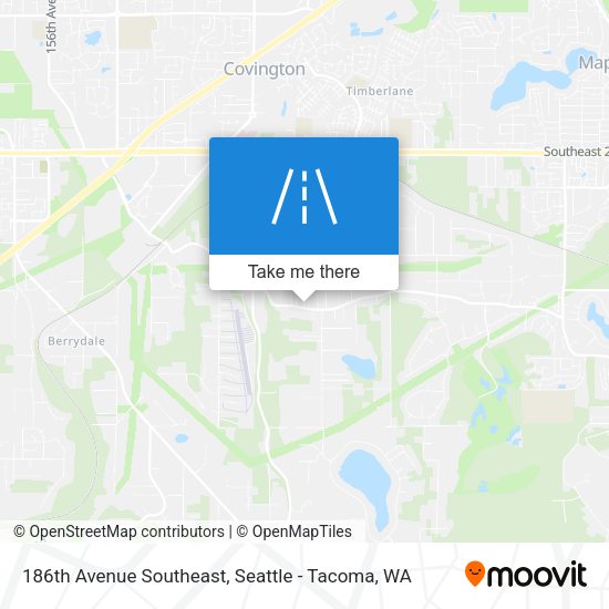 186th Avenue Southeast map